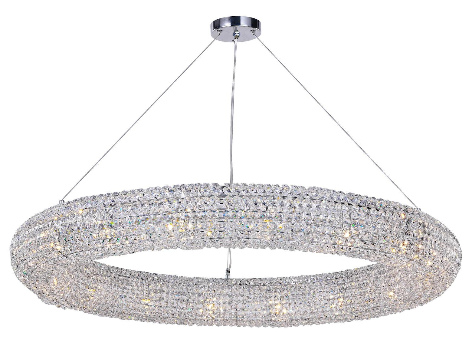 16 Light Chandelier With Chrome Finish by CWI Lighting