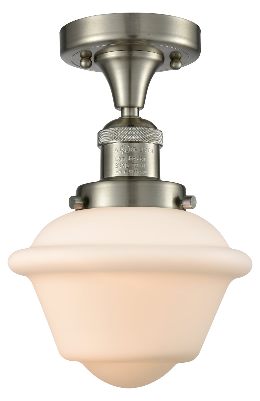 1 Light Vintage Dimmable Led Semi-Flush Mount by Innovations Lighting