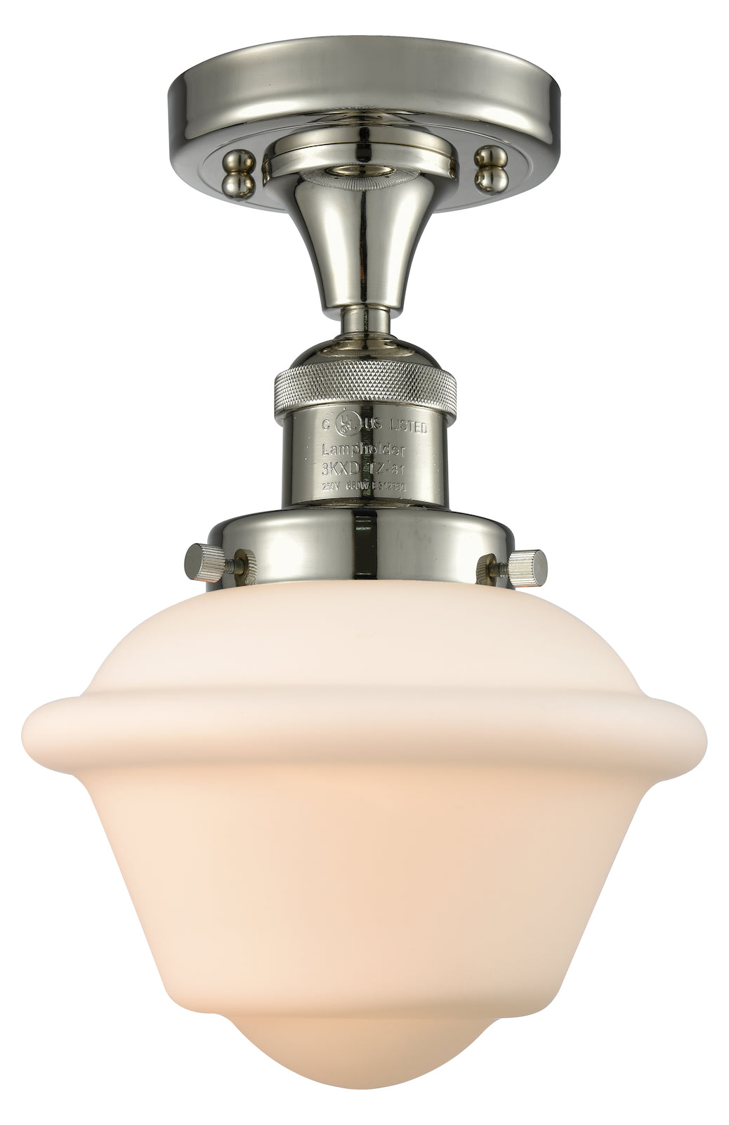 1 Light Vintage Dimmable Led Semi-Flush Mount by Innovations Lighting