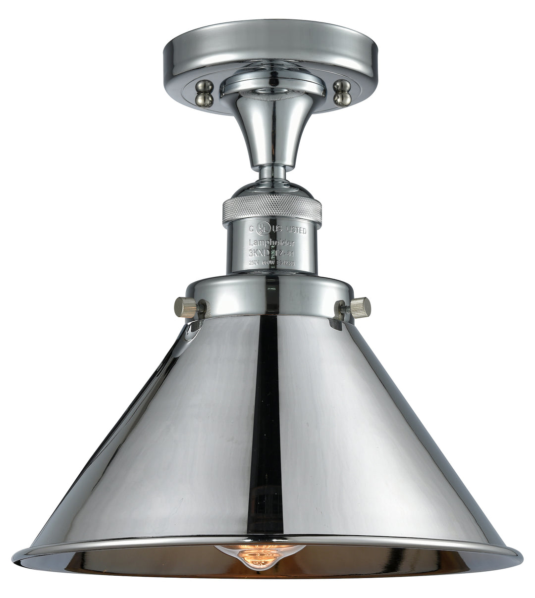 1 Light Vintage Dimmable Led Semi-Flush Mount by Innovations Lighting