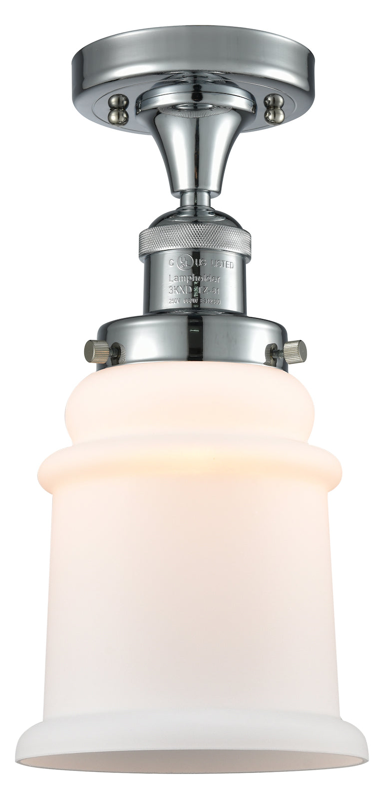 1 Light Vintage Dimmable Led Semi-Flush Mount by Innovations Lighting