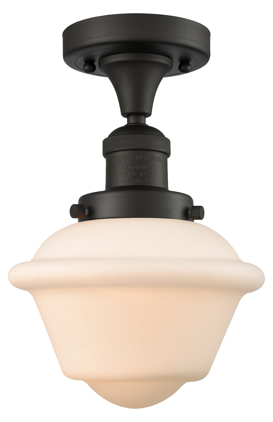 1 Light Vintage Dimmable Led Semi-Flush Mount by Innovations Lighting