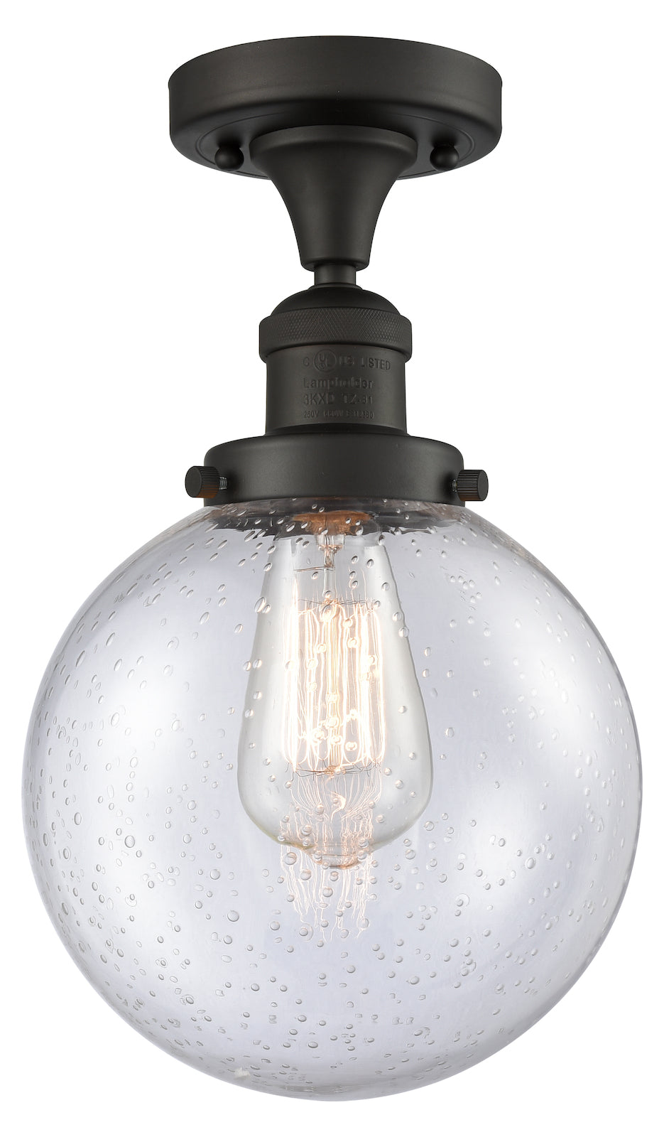 1 Light Vintage Dimmable Led Semi-Flush Mount by Innovations Lighting