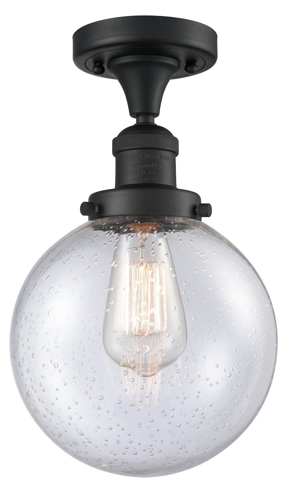 1 Light Vintage Dimmable Led Semi-Flush Mount by Innovations Lighting