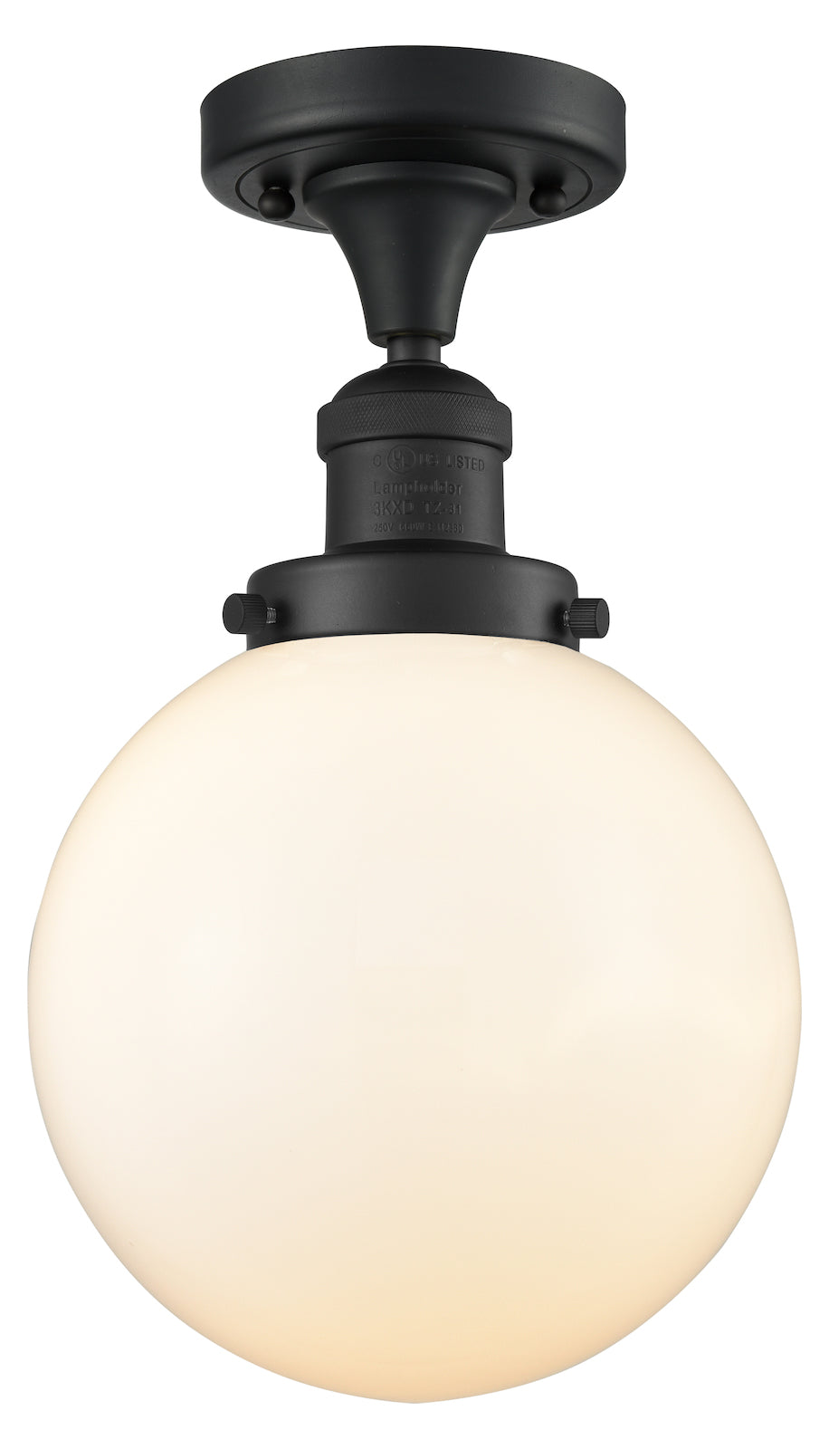 1 Light Vintage Dimmable Led Semi-Flush Mount by Innovations Lighting