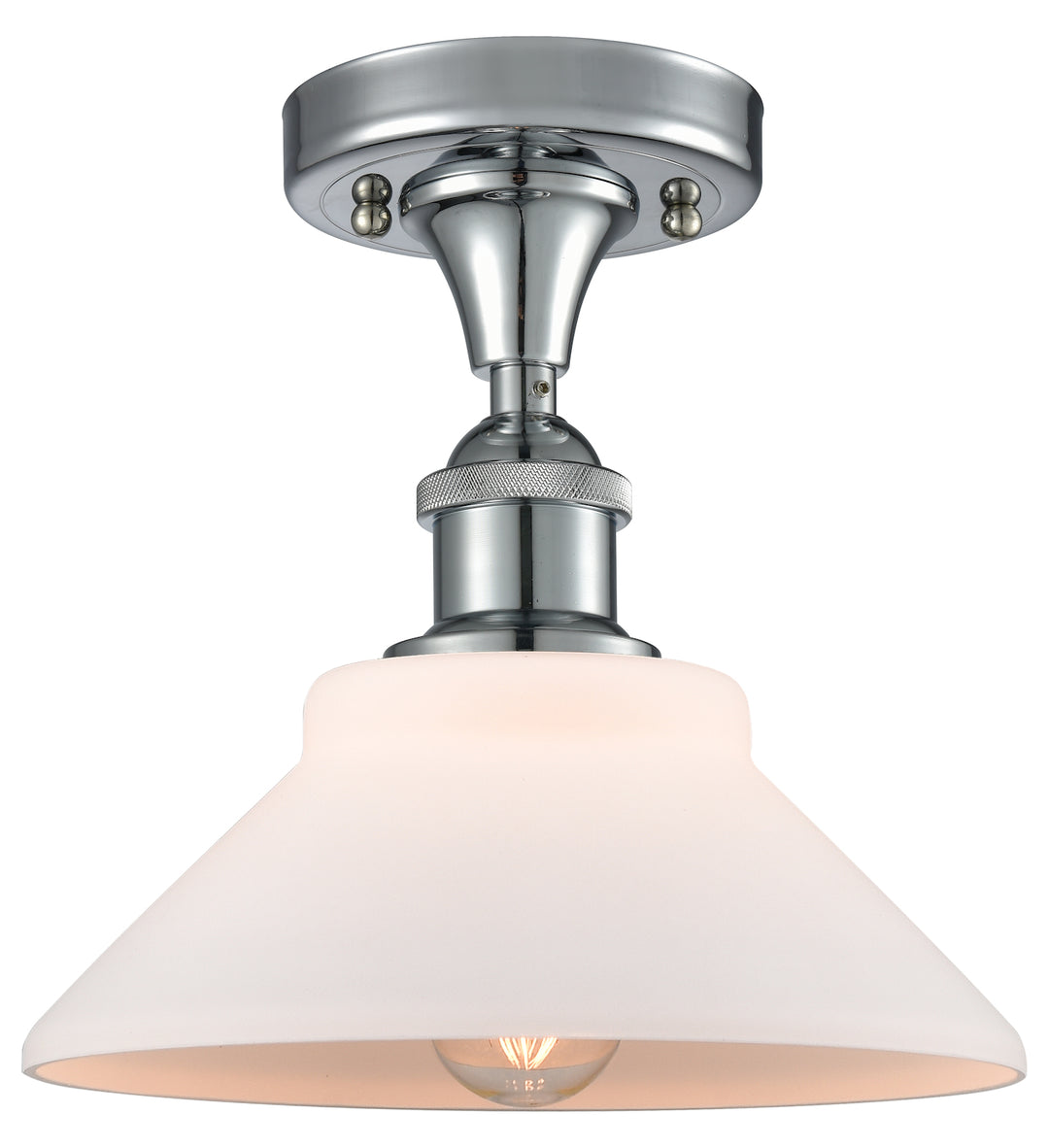 1 Light Vintage Dimmable Led Semi-Flush Mount by Innovations Lighting