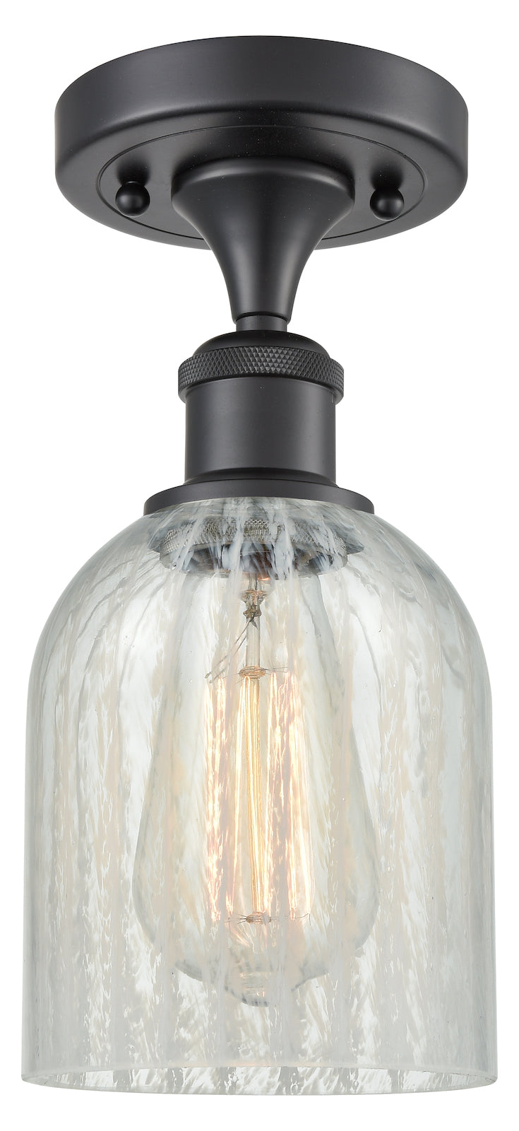 1 Light Vintage Dimmable Led Semi-Flush Mount by Innovations Lighting