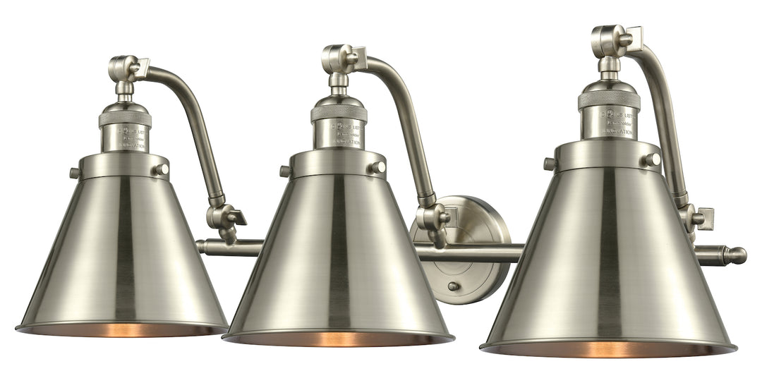 3 Light Vintage Dimmable Led Bathroom Fixture by Innovations Lighting