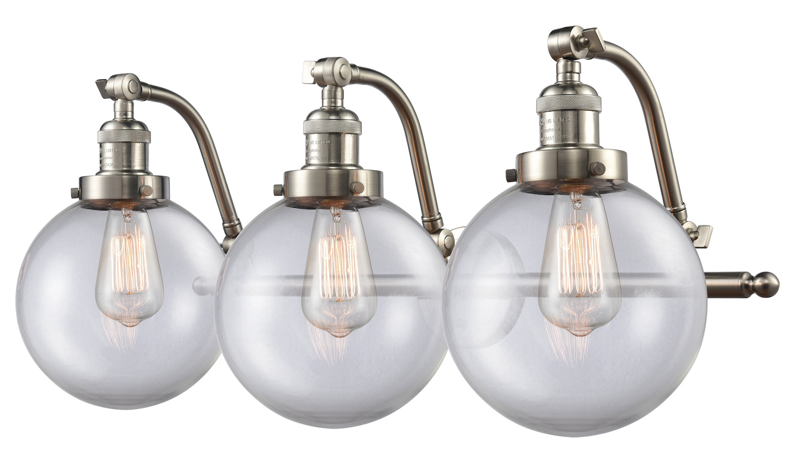 3 Light Vintage Dimmable Led Bathroom Fixture by Innovations Lighting