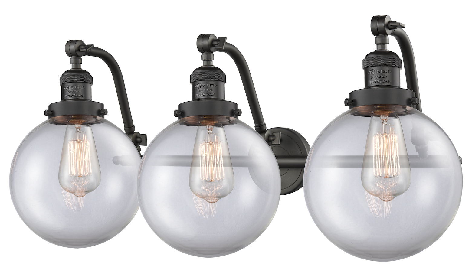 3 Light Vintage Dimmable Led Bathroom Fixture by Innovations Lighting