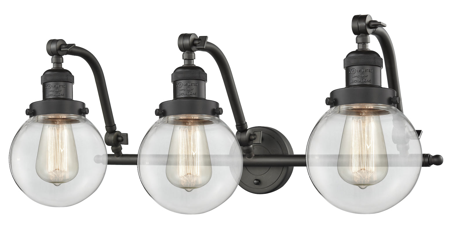 3 Light Vintage Dimmable Led Bathroom Fixture by Innovations Lighting