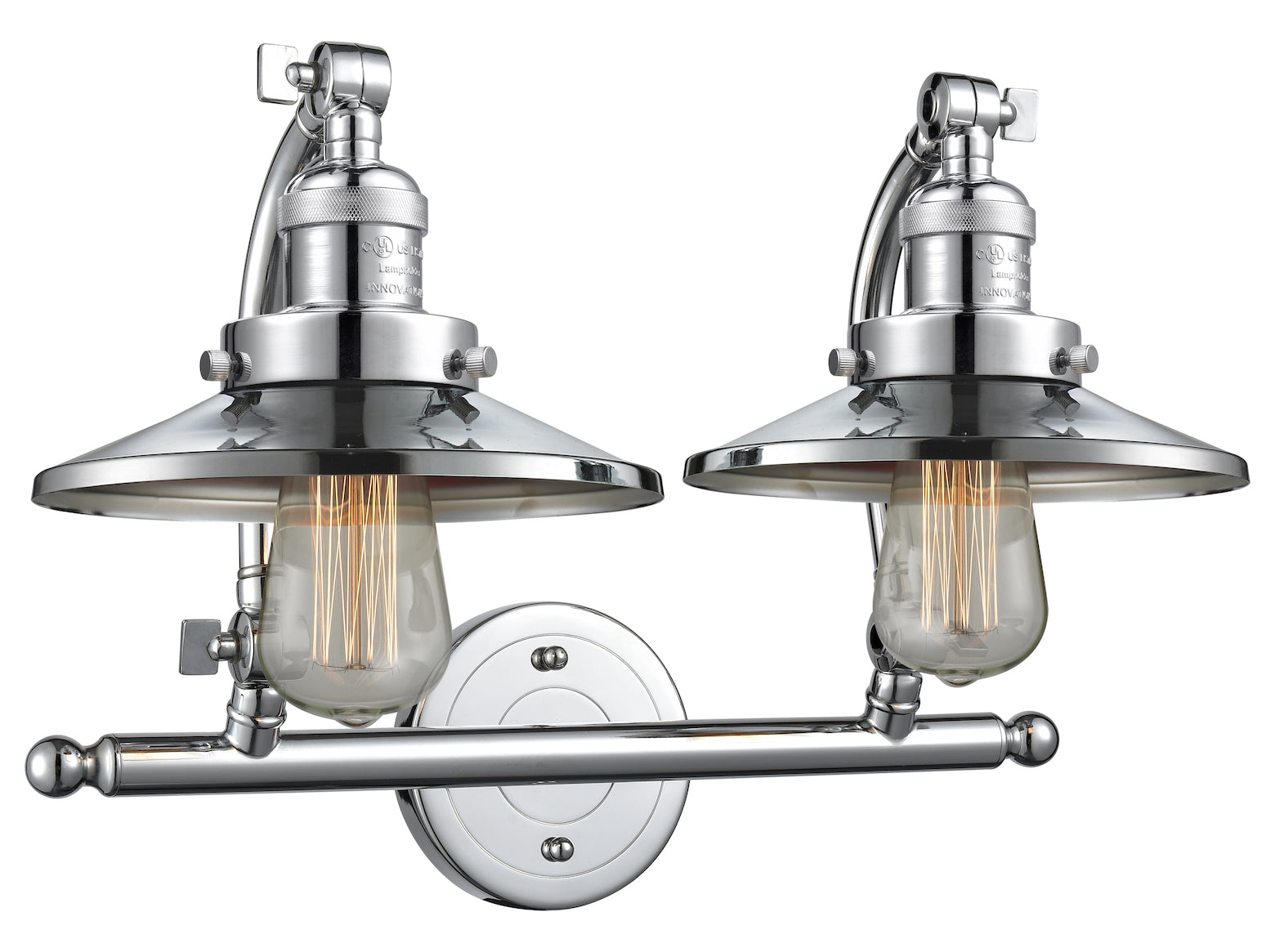 2 Light Vintage Dimmable Led Bathroom Fixture by Innovations Lighting