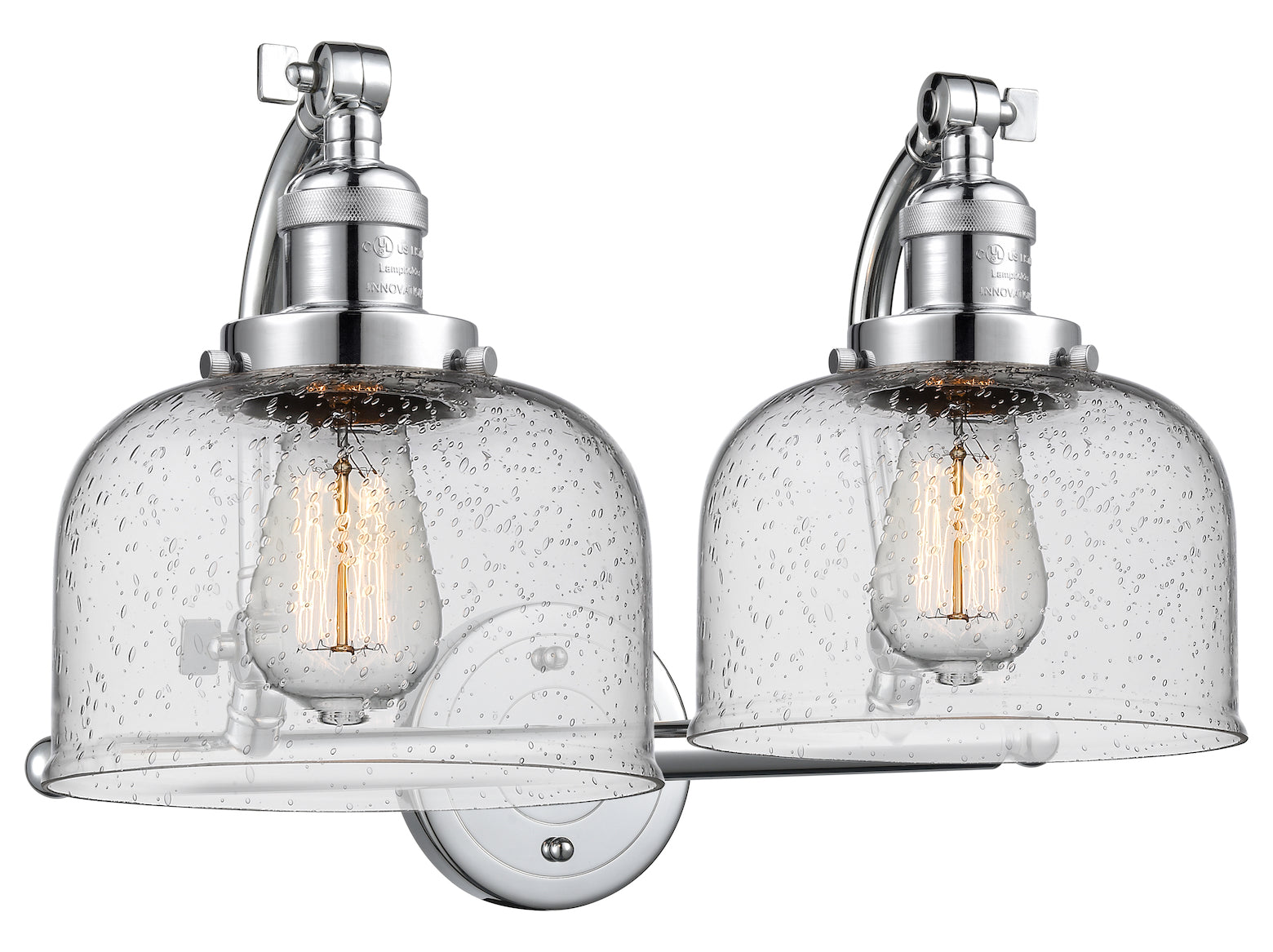 2 Light Vintage Dimmable Led Bathroom Fixture by Innovations Lighting
