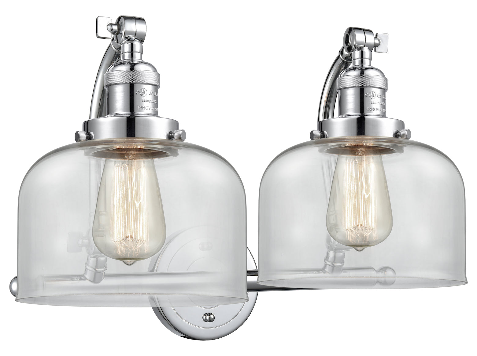 2 Light Vintage Dimmable Led Bathroom Fixture by Innovations Lighting