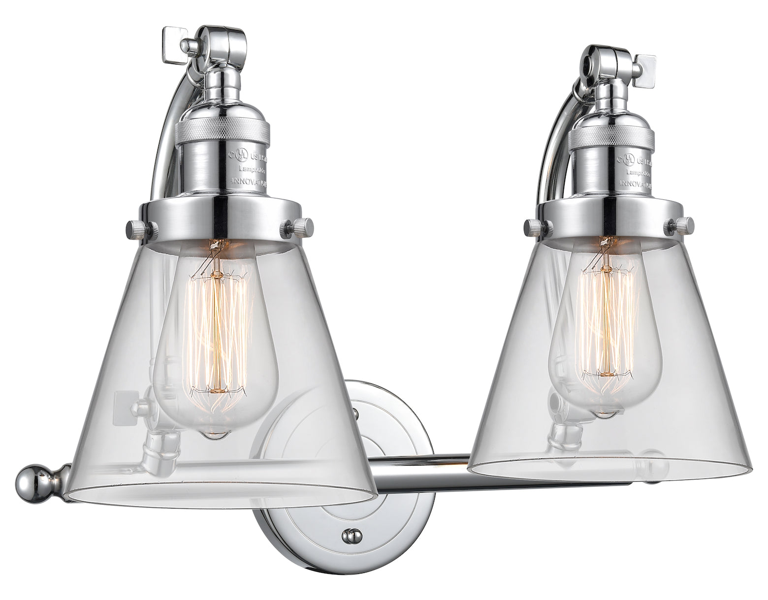 2 Light Vintage Dimmable Led Bathroom Fixture by Innovations Lighting