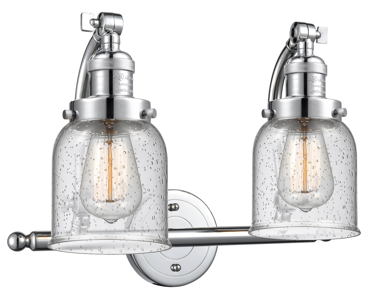2 Light Vintage Dimmable Led Bathroom Fixture by Innovations Lighting