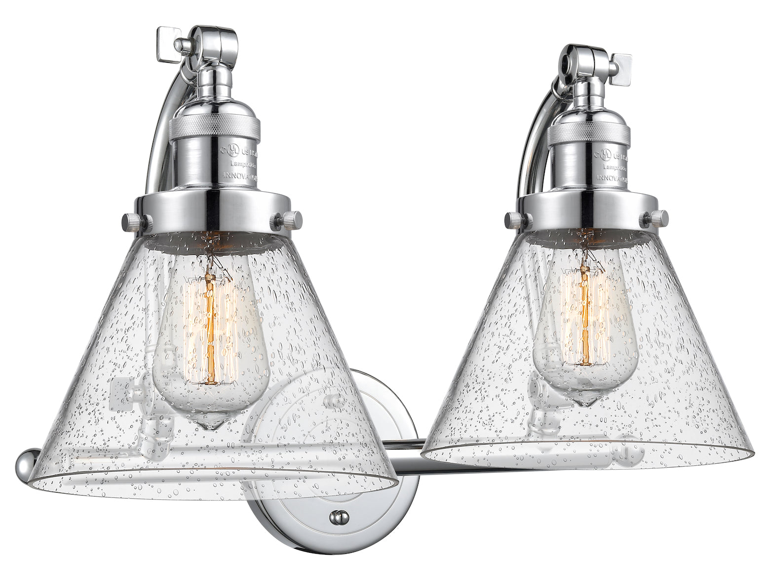 2 Light Vintage Dimmable Led Bathroom Fixture by Innovations Lighting