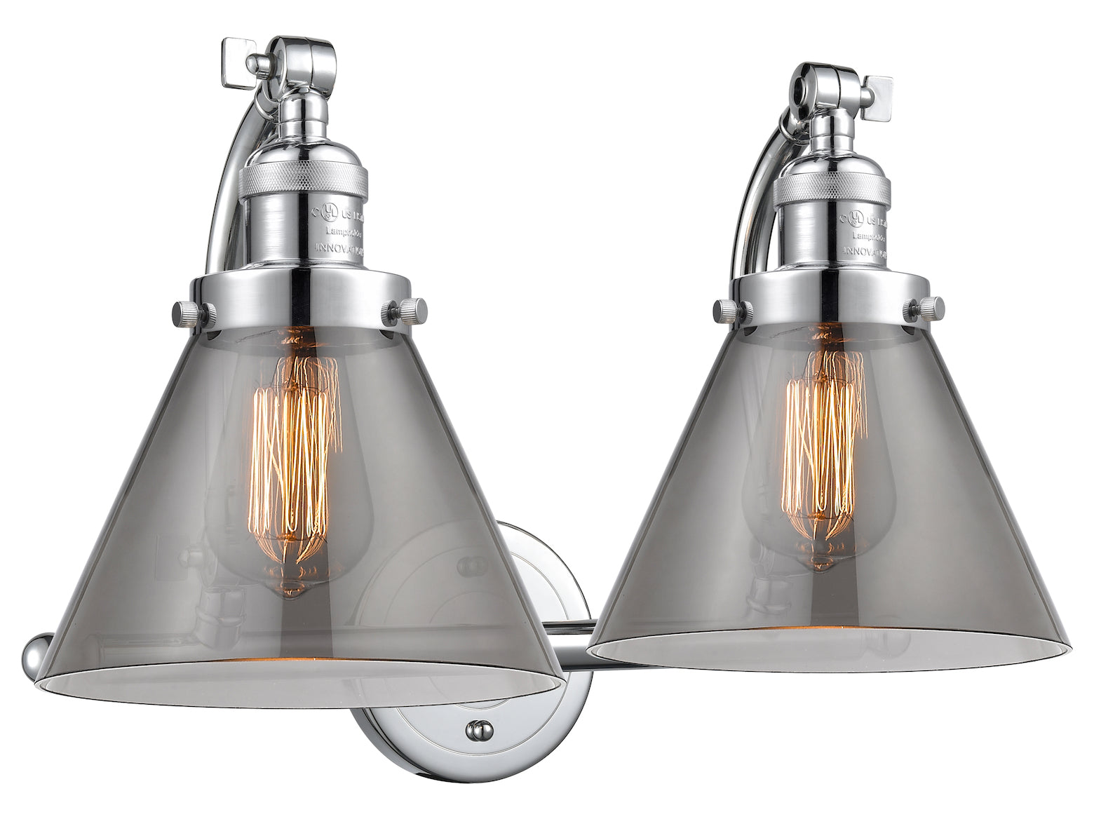2 Light Vintage Dimmable Led Bathroom Fixture by Innovations Lighting