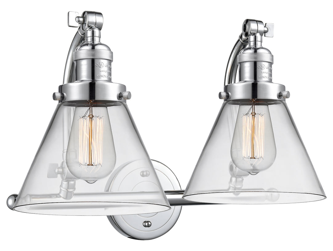 2 Light Vintage Dimmable Led Bathroom Fixture by Innovations Lighting