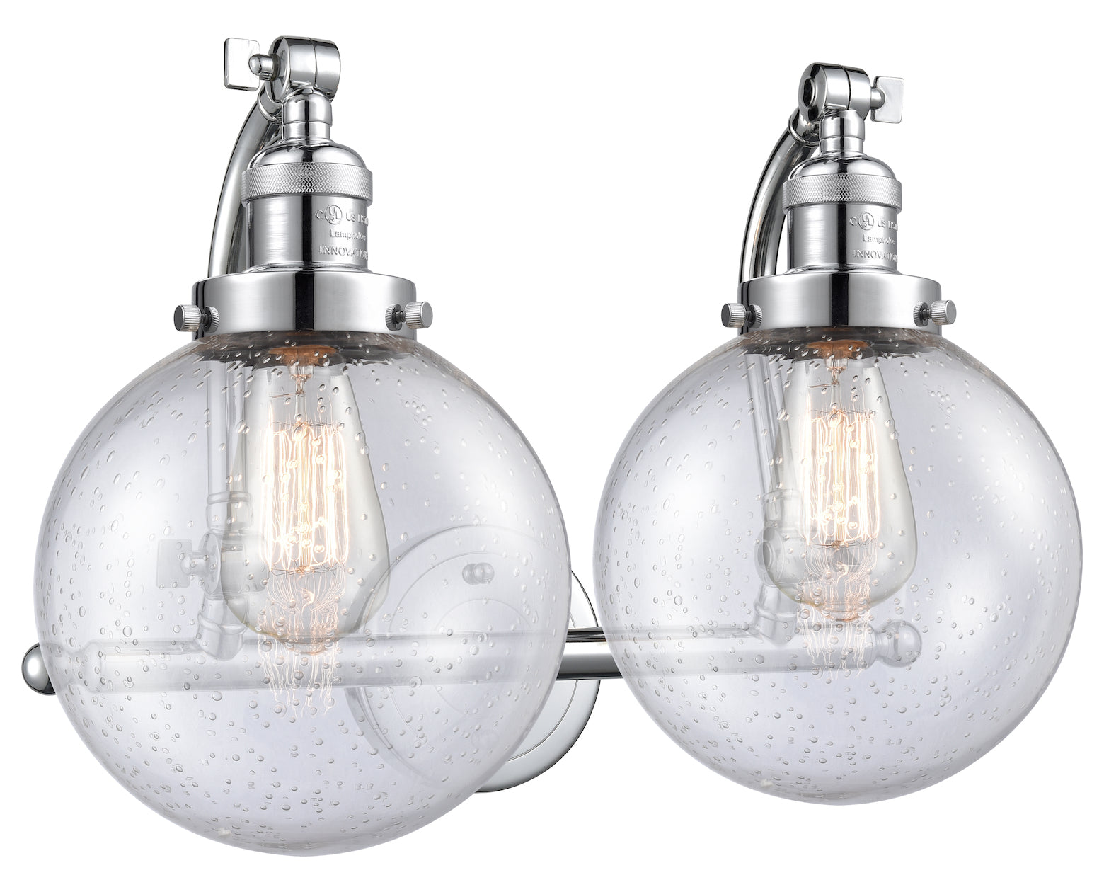 2 Light Vintage Dimmable Led Bathroom Fixture by Innovations Lighting