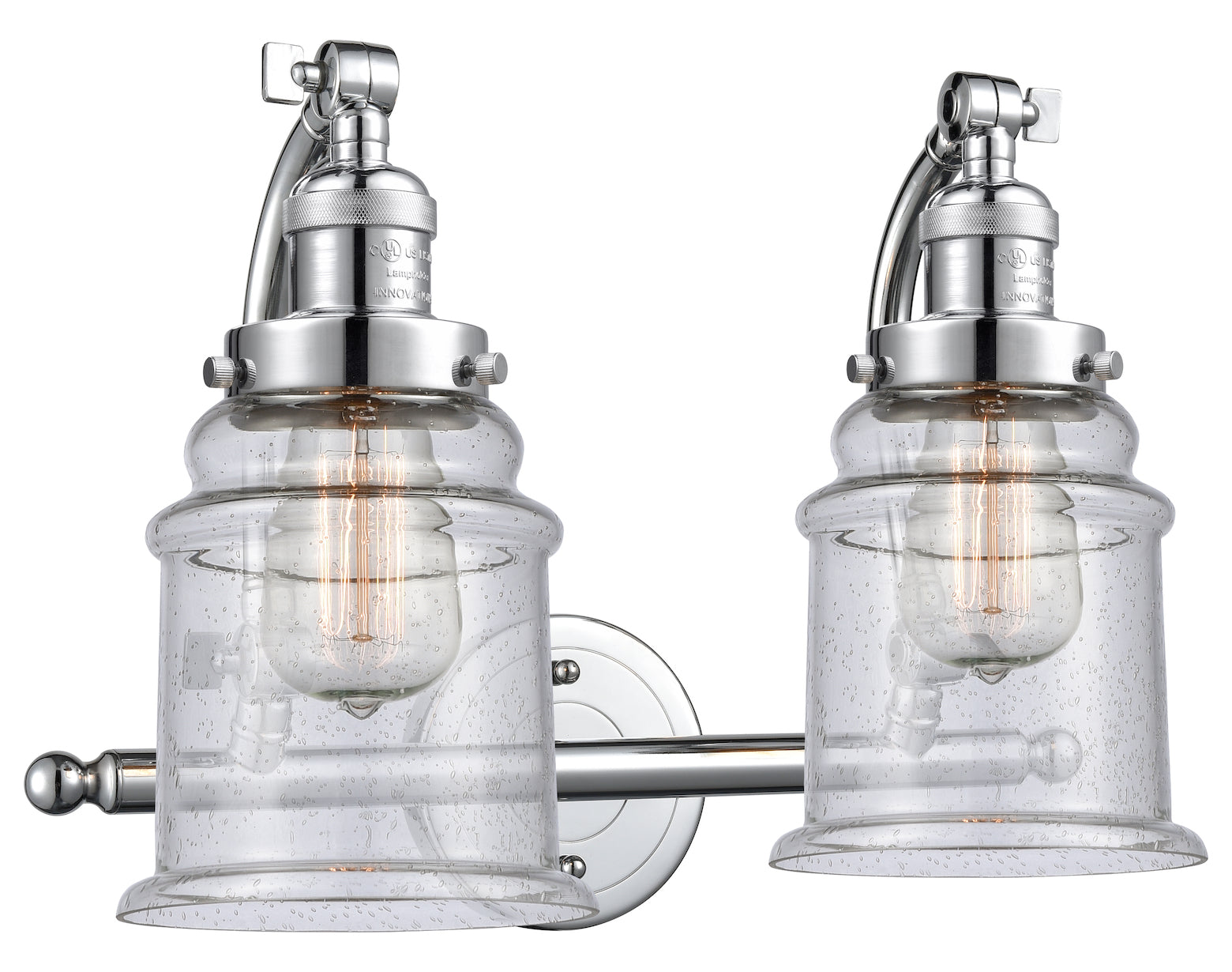 2 Light Vintage Dimmable Led Bathroom Fixture by Innovations Lighting