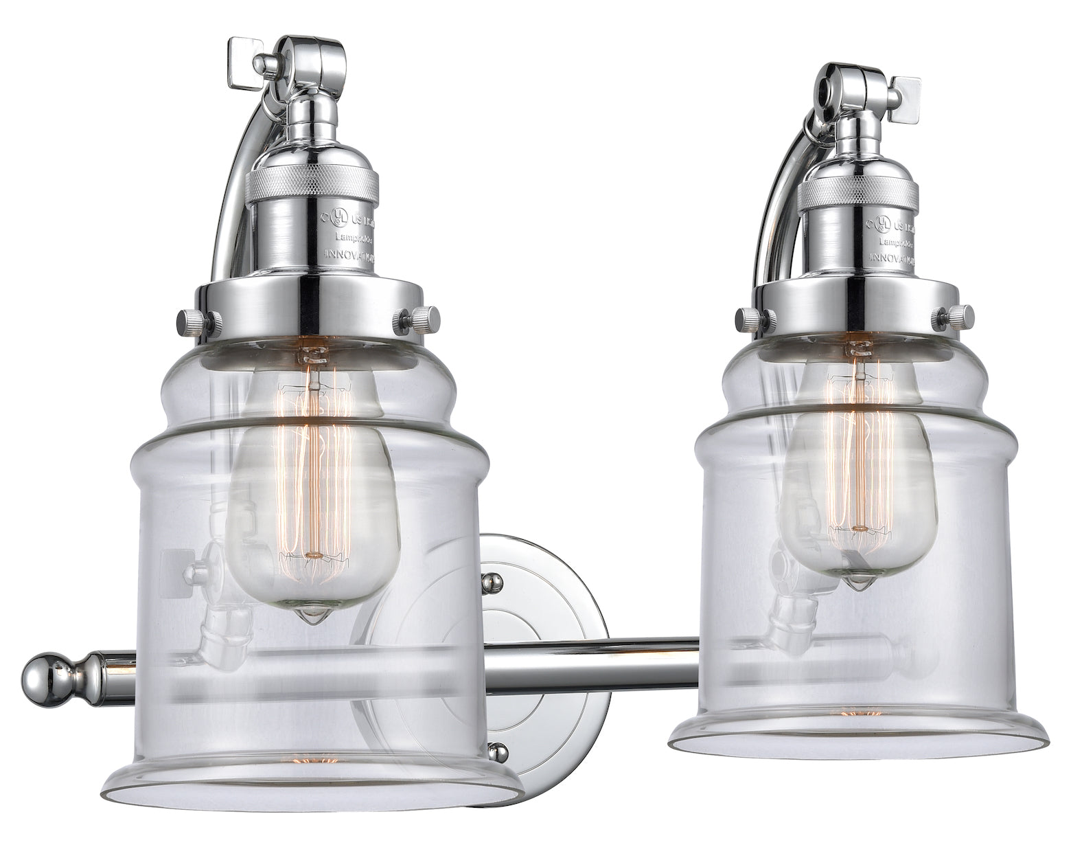 2 Light Vintage Dimmable Led Bathroom Fixture by Innovations Lighting