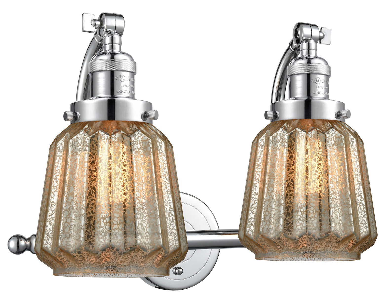 2 Light Vintage Dimmable Led Bathroom Fixture by Innovations Lighting