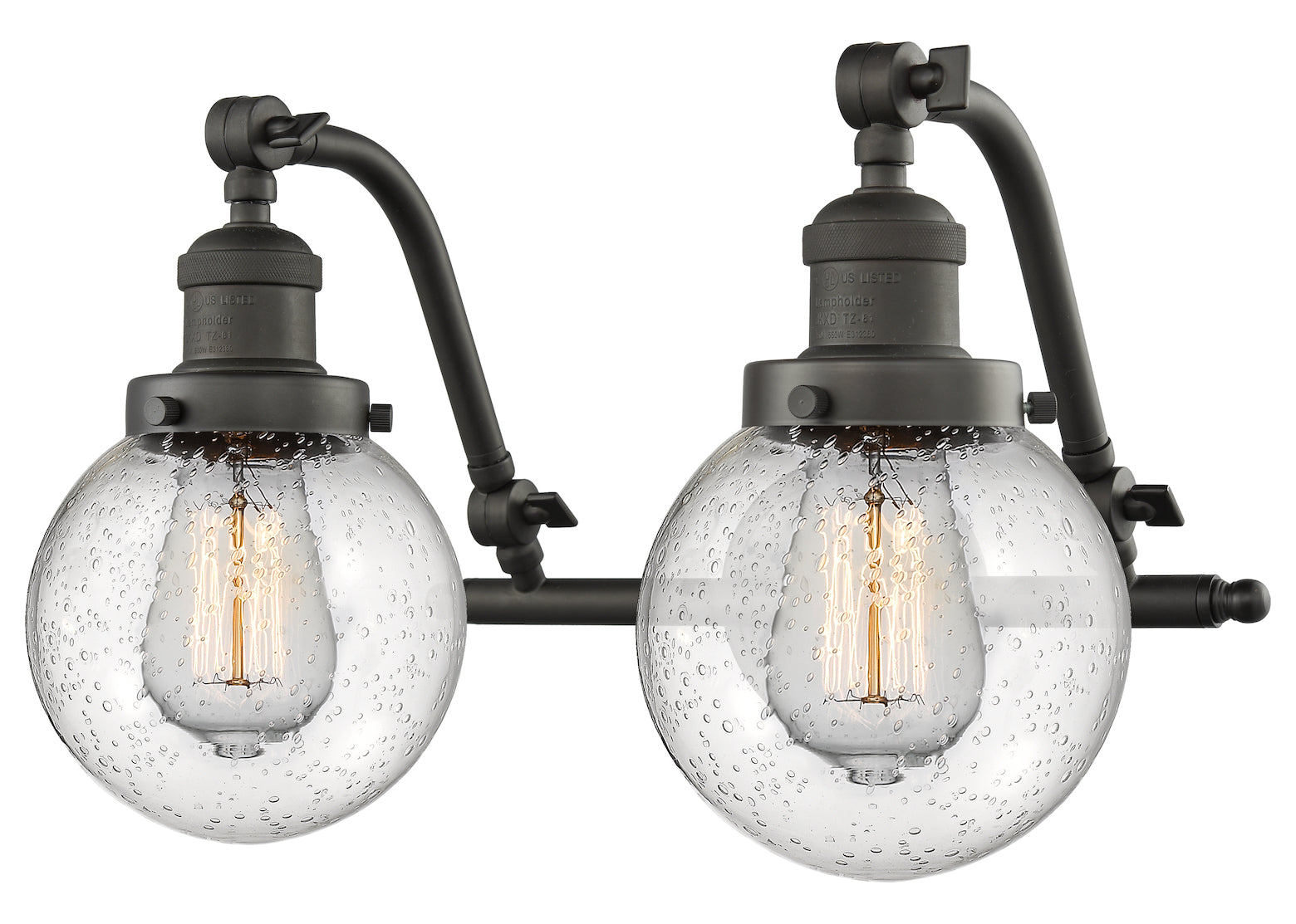 2 Light Vintage Dimmable Led Bathroom Fixture by Innovations Lighting