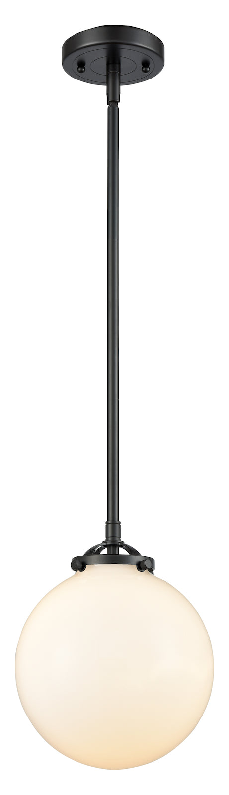 1 Light Vintage Dimmable White Glass Led Mini Pendant by Innovations Lighting