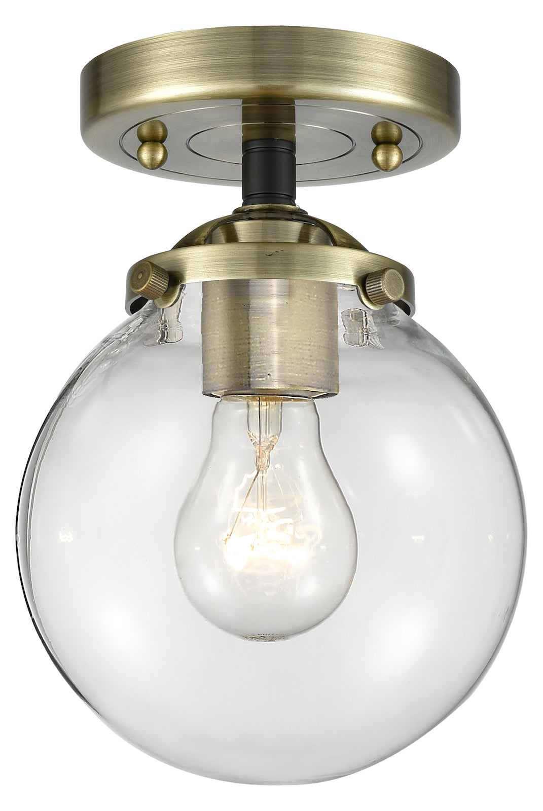 1 Light Vintage Dimmable Led Semi-Flush Mount by Innovations Lighting