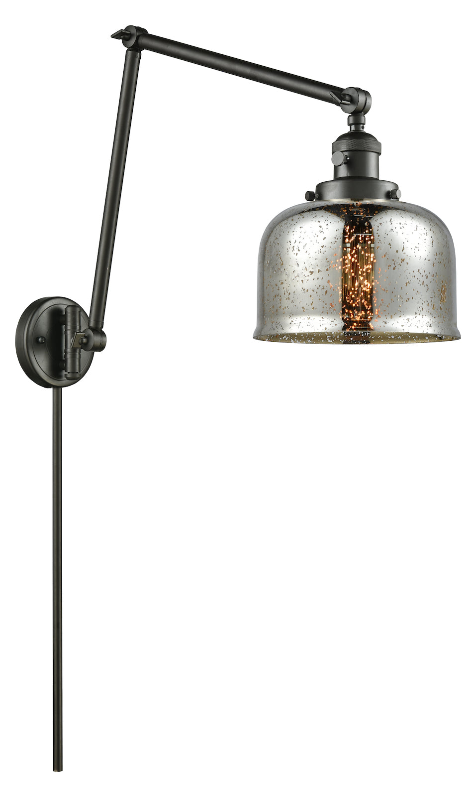1 Light Vintage Dimmable Led Swing Arm by Innovations Lighting