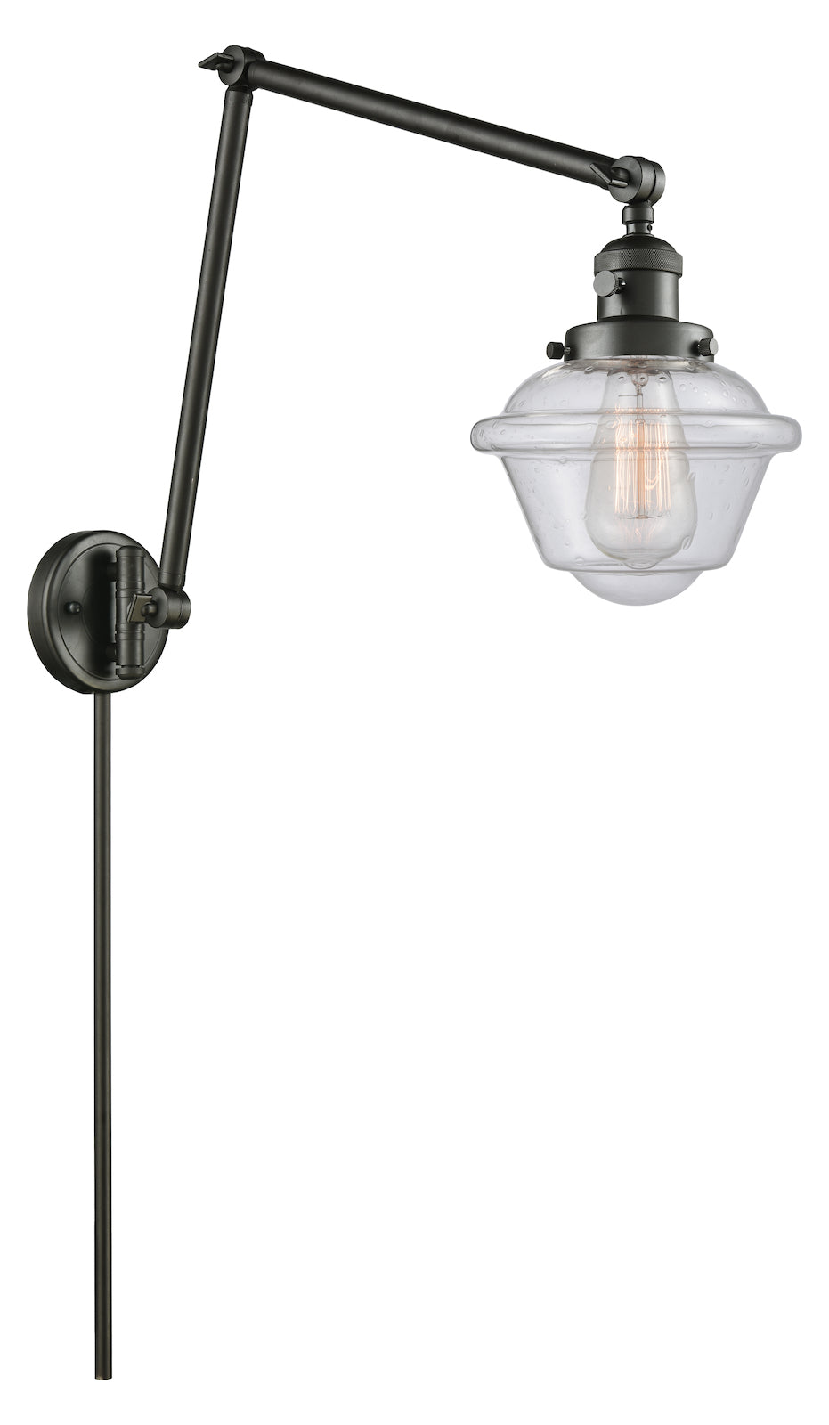 1 Light Vintage Dimmable Led Swing Arm by Innovations Lighting