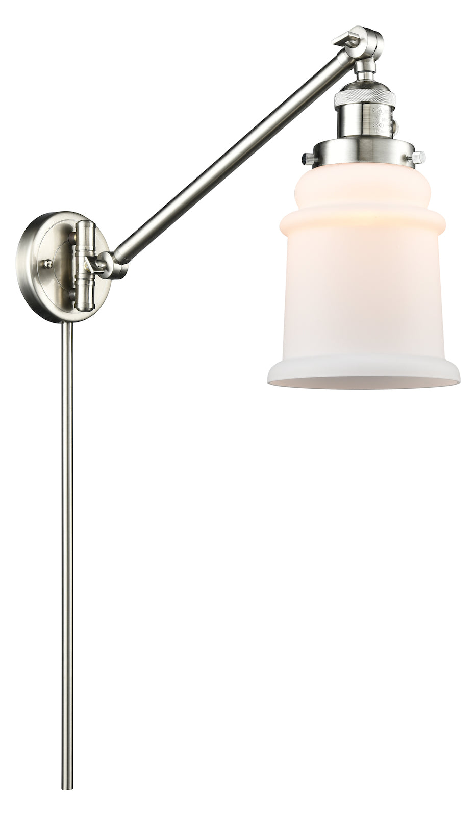 1 Light Vintage Dimmable Led Swing Arm by Innovations Lighting