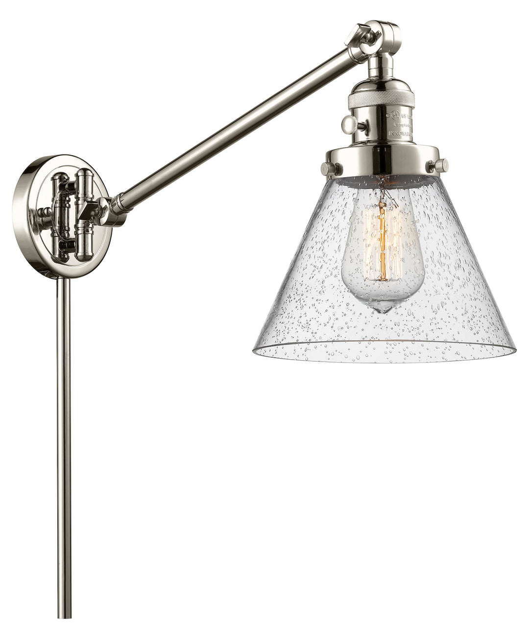 1 Light Vintage Dimmable Led Swing Arm by Innovations Lighting