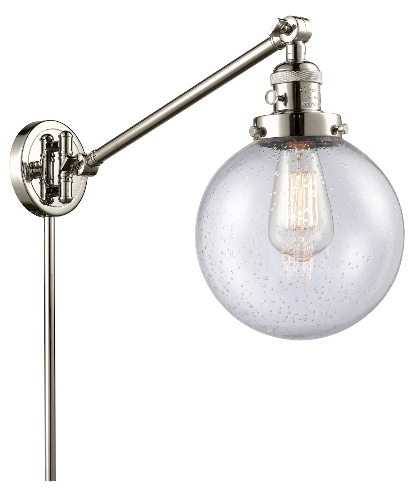 1 Light Vintage Dimmable Led Swing Arm by Innovations Lighting