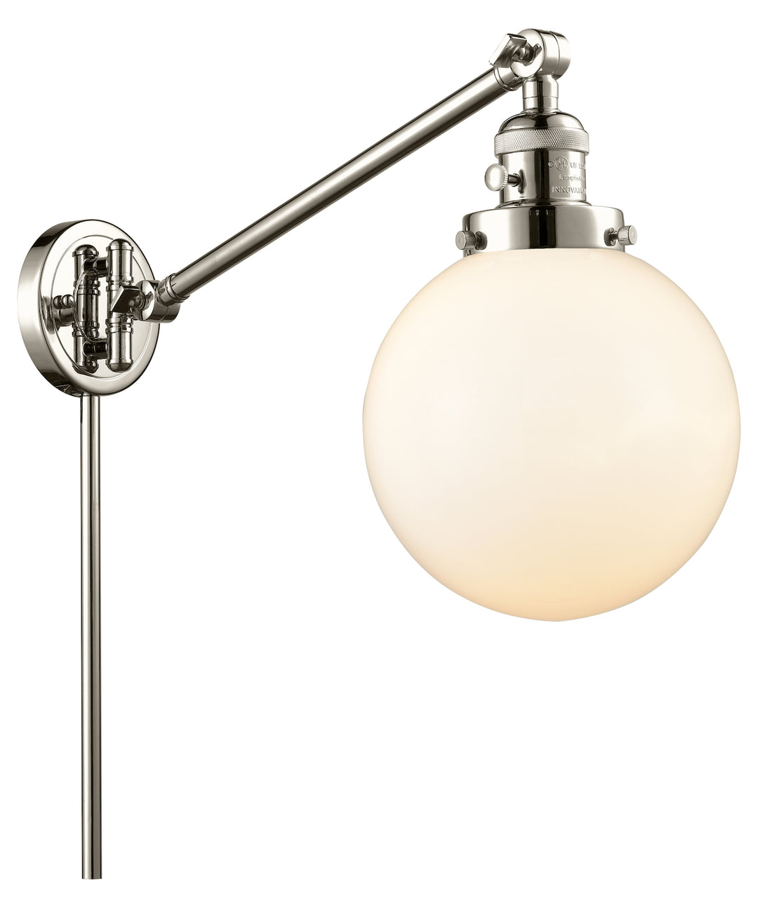 1 Light Vintage Dimmable Led Swing Arm by Innovations Lighting