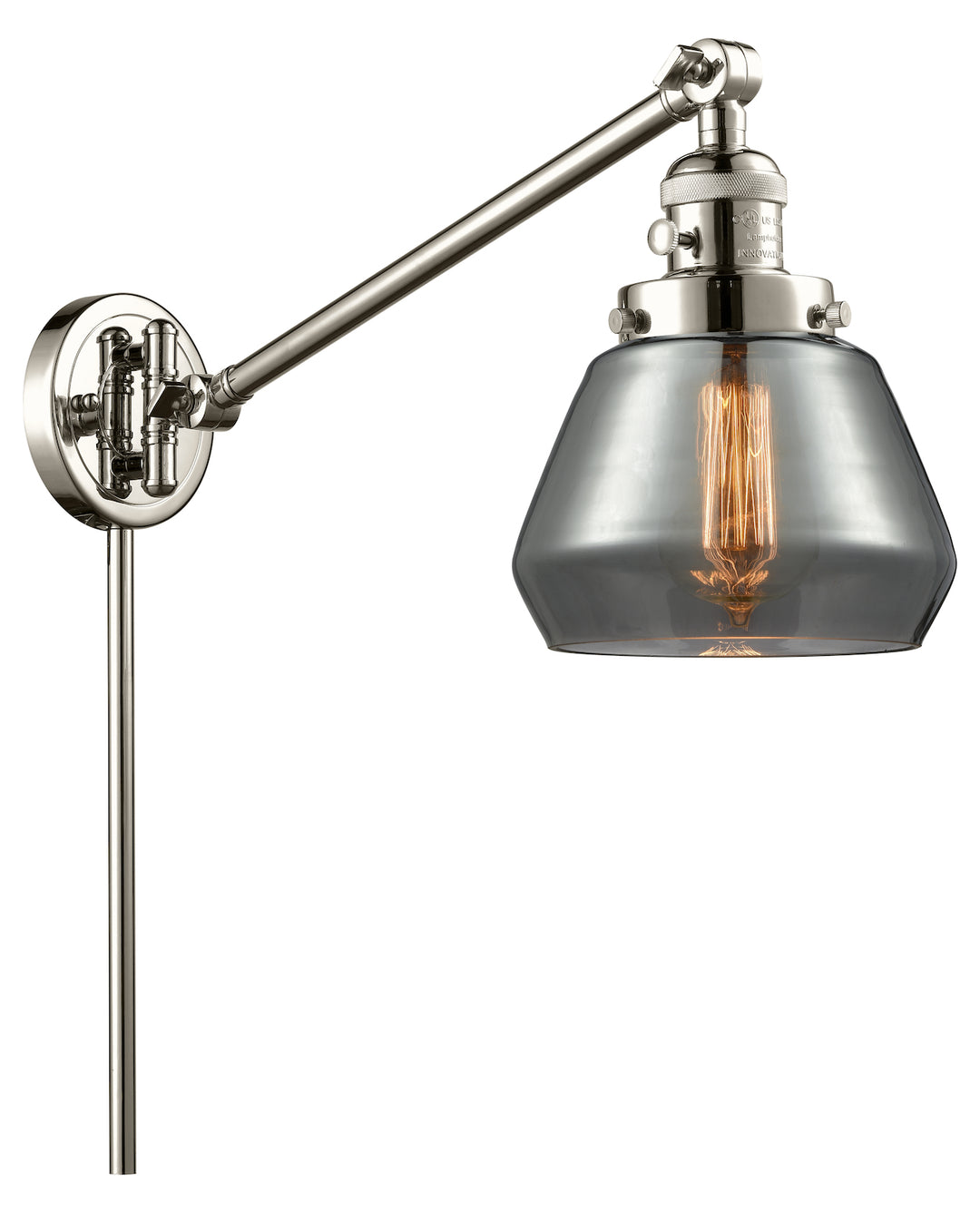 1 Light Vintage Dimmable Led Swing Arm by Innovations Lighting