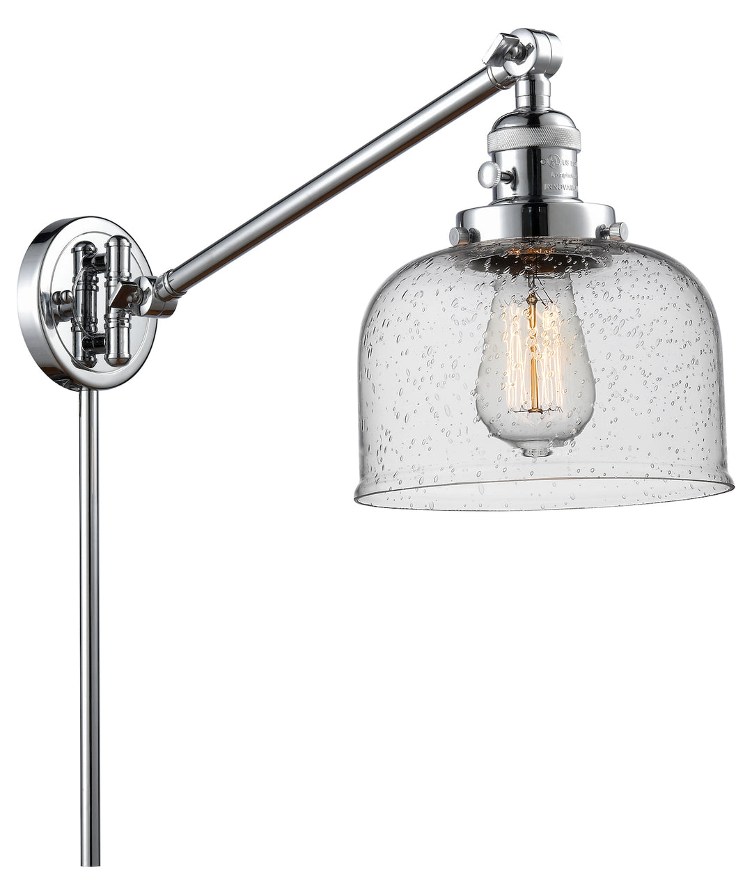 1 Light Vintage Dimmable Led Swing Arm by Innovations Lighting