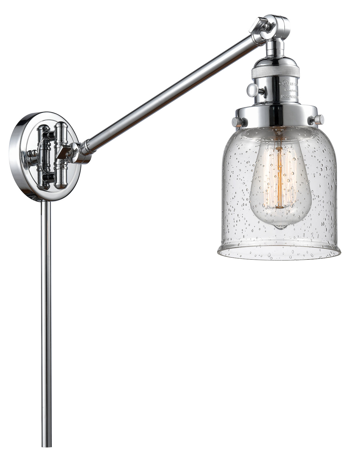 1 Light Vintage Dimmable Led Swing Arm by Innovations Lighting
