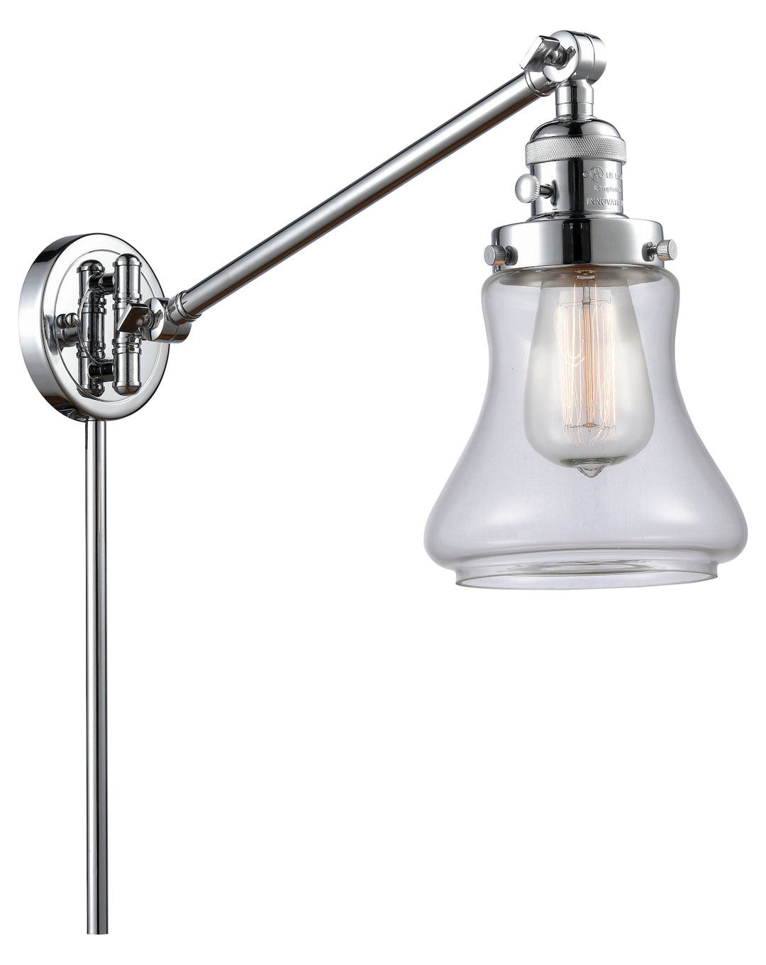 1 Light Vintage Dimmable Led Swing Arm by Innovations Lighting