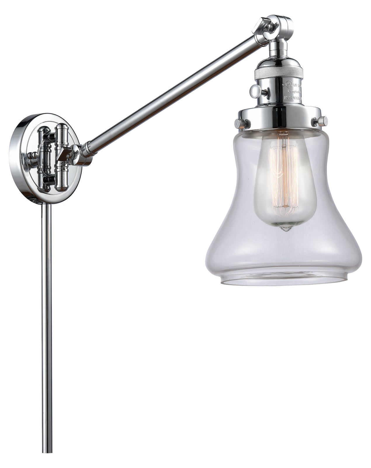 1 Light Vintage Dimmable Led Swing Arm by Innovations Lighting