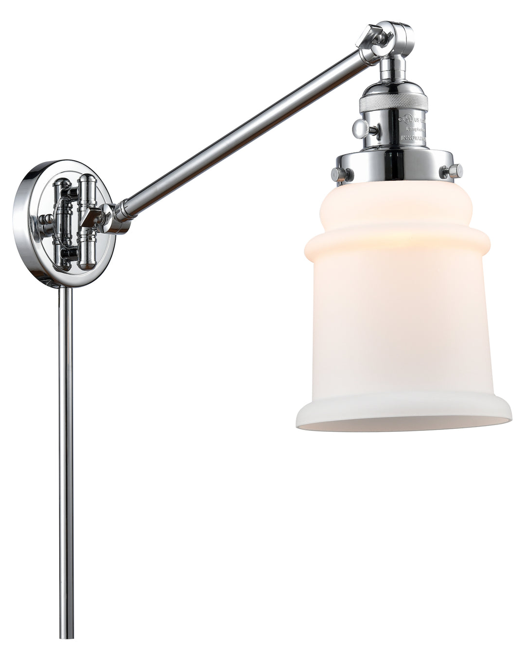 1 Light Vintage Dimmable Led Swing Arm by Innovations Lighting