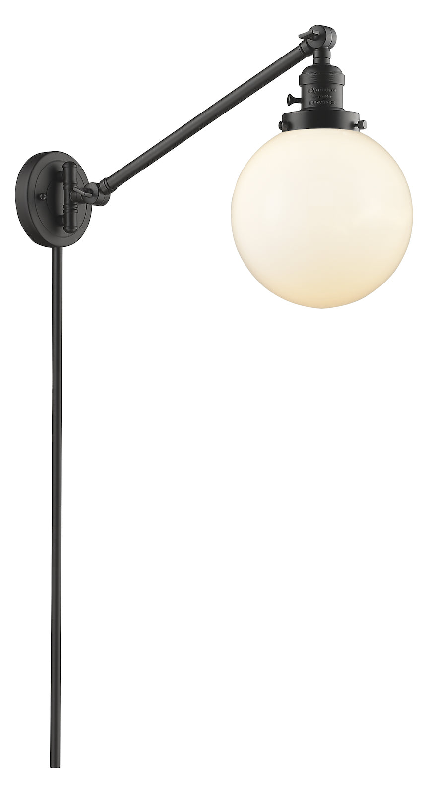 1 Light Vintage Dimmable Led Swing Arm by Innovations Lighting