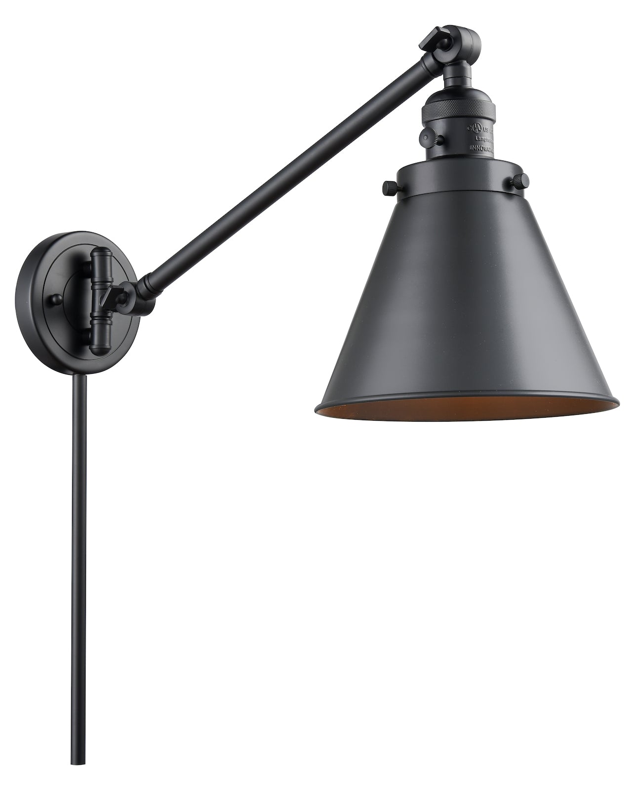 1 Light Vintage Dimmable Led Swing Arm by Innovations Lighting