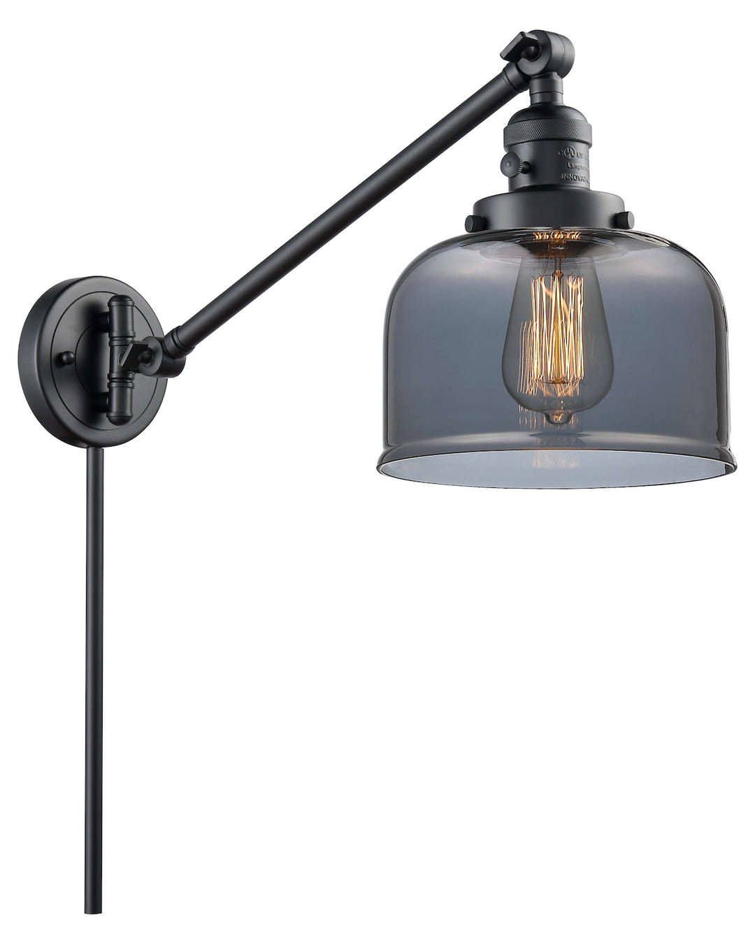 1 Light Vintage Dimmable Led Swing Arm by Innovations Lighting