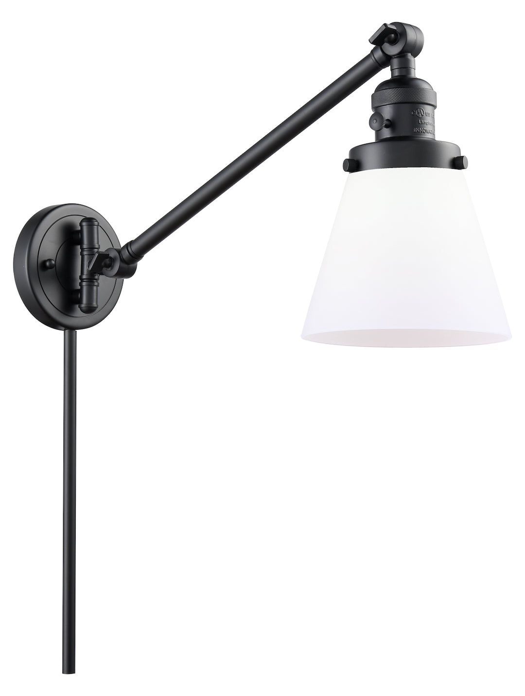 1 Light Vintage Dimmable Led Swing Arm by Innovations Lighting