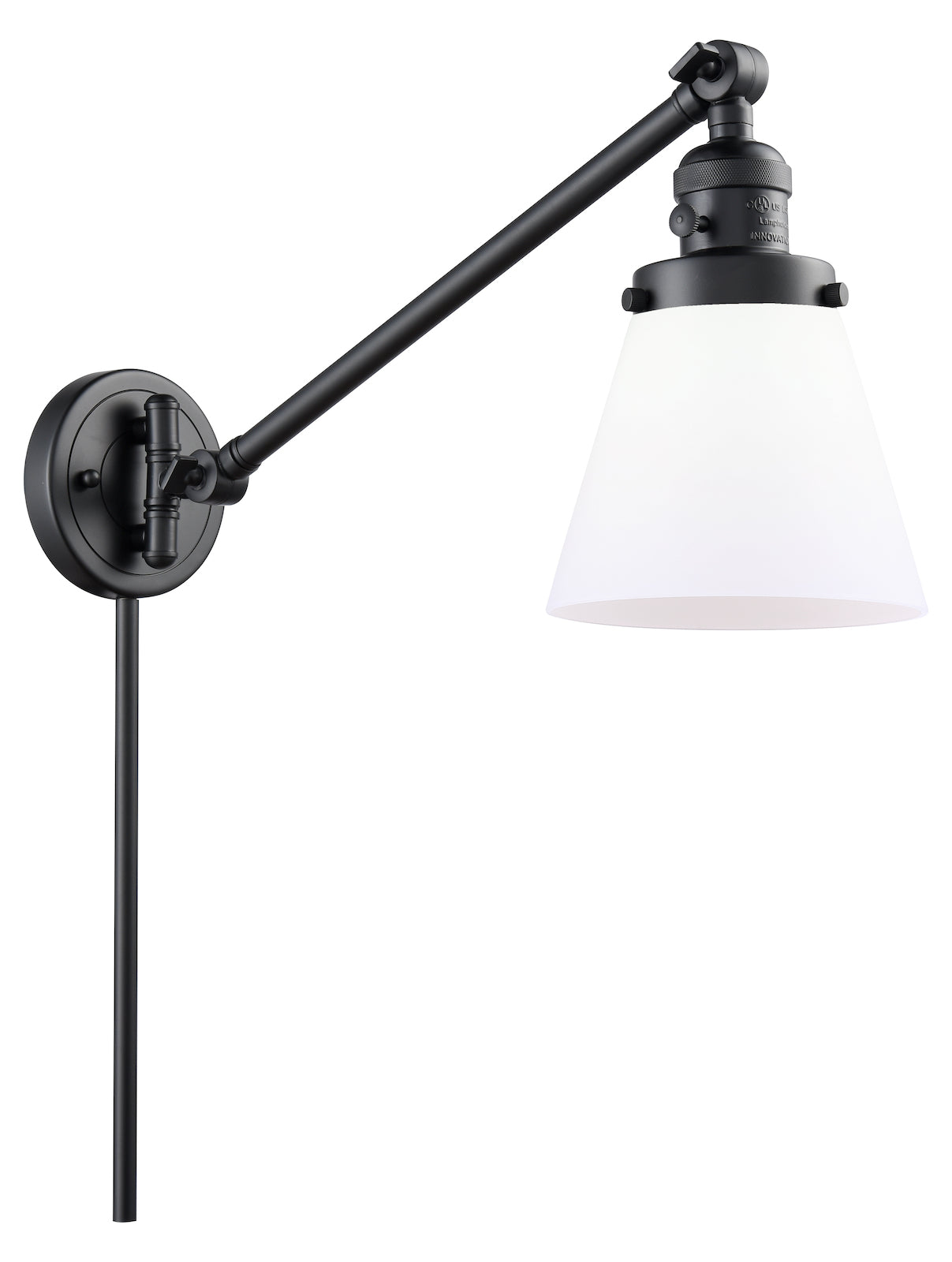 1 Light Vintage Dimmable Led Swing Arm by Innovations Lighting