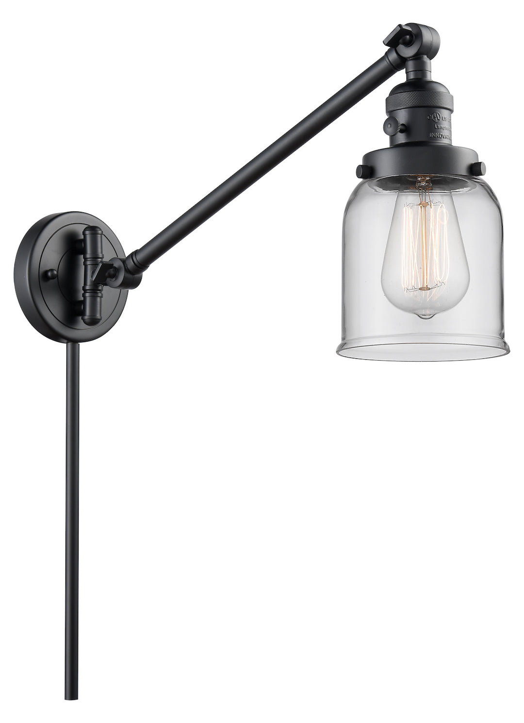 1 Light Vintage Dimmable Led Swing Arm by Innovations Lighting