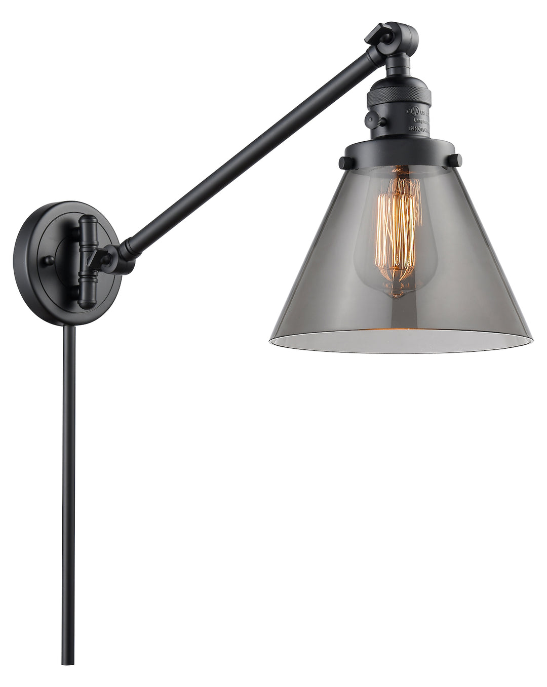 1 Light Vintage Dimmable Led Swing Arm by Innovations Lighting