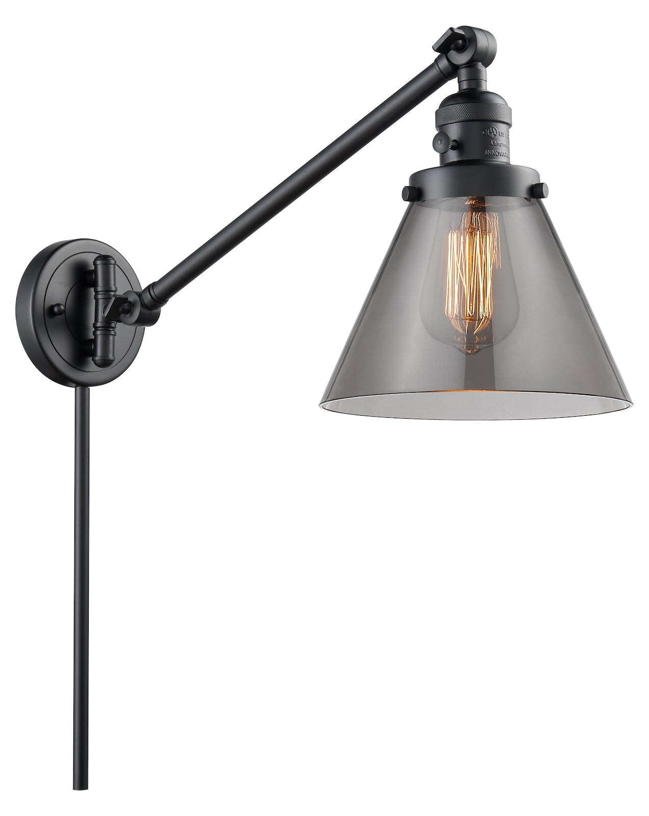 1 Light Vintage Dimmable Led Swing Arm by Innovations Lighting